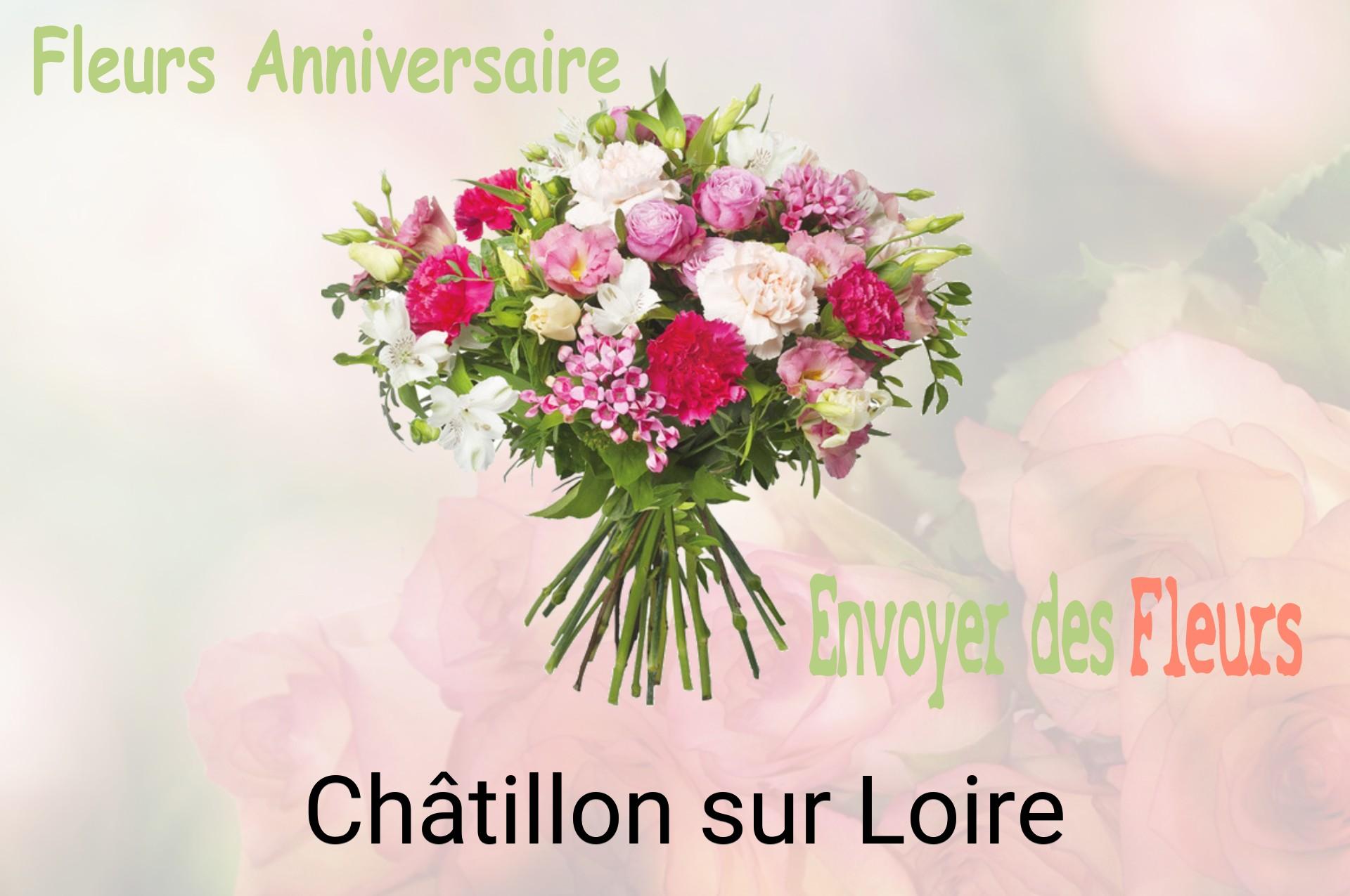 Bouquet de fleurs d’anniversaire livré à Châtillon-sur-Loire